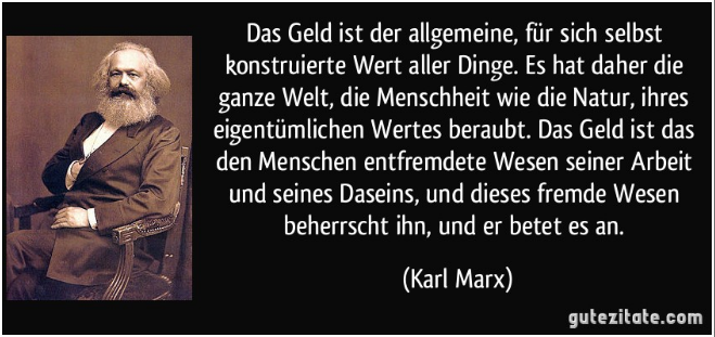 Karl Marx Geld
